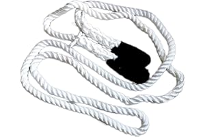 Desert Fox Winch Kinetisches Bergeseil Kinetik Dehnbarer Bergegurt (Weiß 8 m x 32 mm)