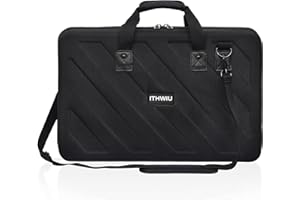 IBVIVIC Custodia per Pioneer DJ, custodia protettiva per DJ Controller Pioneer (nero), Nero , Moyen - 58 x 37 x 9 CM, Cintura da viaggio