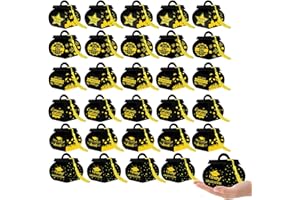Gibocot 30 Pcs Graduation Candy Boxes Graduation Gift Boxes Black Grad Cap Sweet Box with Yellow Tassel for Grads Ceremony Party 2025 Grad Prom Favor Box