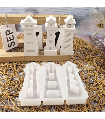 Silikonform Leuchtturm - Gießformen Für Harz, Gips, Kerzen