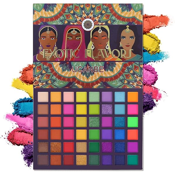 Beauty Glazed Lidschatten Palette 39 Farben | Matt & Glitzer Wasserdicht Hochpigmentiert