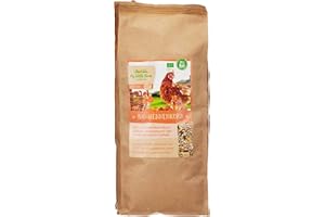 MÜHLDORFER MY LITTLE FARM My Little Farm Grains de poule bio 2 kg - Nourriture en grains bio pour poules pondeuses et autres volailles - Mélange de grains entiers sains - Riche en substances vitales