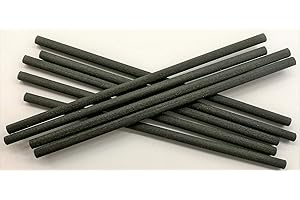 Fragrancia Extra Thick Black Fibre Diffuser Reeds | 6mm Diameter | 200mm Long | Pack of 25 Reeds (25)