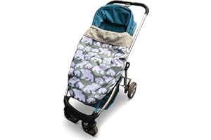 BundleBean - Babywearing All-Weather Waterproof Sling and Baby Carrier Cover (Polar Bear) - Rain Cover with Fleece Lining, Universal Fit, Fits Front & Back Carriers, Protection from Rain & Wind