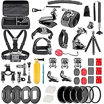Navitech 60-in-1 Actiecamera Accessoires Kit - Compatibel