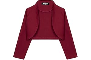 Bolerose Chicas Manga 3/4 Formal Niñas Bolero Cárdigan