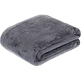 Brandsseller Coperta di Finta Pelliccia 150 x 200cm Coperta Accogliente Coperta di copriletto Antracite