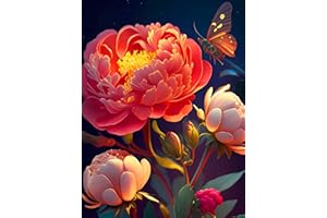 SMYJDMM Diamond Painting, Strauß Diamond Painting Kits, Diamant Painting Set Mosaikherstellung Erwachsene Diamant Kunst Handwerk für Home Wand Décor 30x40cm