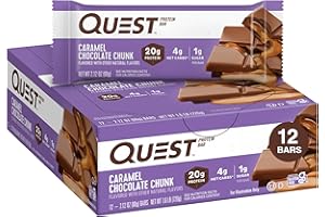 Quest Bar, Caramel Chocolate Chunk, 12/Box