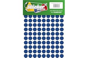 WP KLEBEPUNKTE Klebepunkte aus PVC Folie, wetterfest, Markierungspunkte Kreise Punkte Aufkleber (20 mm, blau)