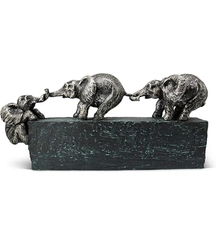 Ronde bijzettafel OLIFANT 80cm zilverkleurig metaal glas marmeren