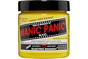 ‎MANIC PANIC Manic Panic Electric Banana Classic Creme, półtrwała farba do włosów w kolorze żółtym, 118 ml