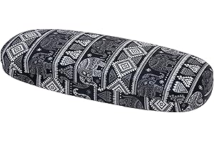 FLANACOM Boho etui na okulary Hardcase – designerska damska torebka na okulary z słoniem – twarda obudowa na okulary przeciwsłoneczne i okulary do czytania – etno przechowywanie okularów – styl boho – etniczny
