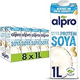 Alpro Soya Plant-Based Long Life Drink - Vegan Dairy Free & Lactose Free Milk Alternative - 1L (Pack of 8)