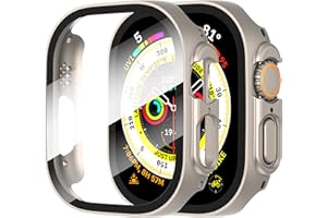 Diruite 2-Pack do Apple Watch Ultra 3/2/1 49mm Etui Ochronny, Twardy PC All-Round Screen Protector Ultra Cienki Futera? Case do iWatch Ultra/Ultra 2 49mm Panzerfolie Ochronny
