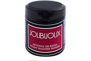JOLIBIJOUX Baño de limpieza profesional para joyas de Plata x170ml