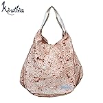 Borsa donna in tessuto effetto macchiato Pezzo Unico