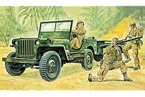 Italeri - I314 - Maquette - Chars d'assaut - Jeep Willys - Echelle 1:35