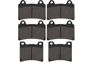 SOLLON Pastiglie freno anteriore e posteriore per Yamaha FZ 750 1989-1991 FZR 750 1987 TDM 850 1991-1995 TRX 850 1996-1999 FZR 1000 1987-1988 FJ 1200 1988-1995 XJR 1200 1995-1998