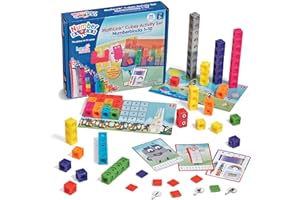 Learning Resources Set di attività Numberblocks 1-10 con i Cubi MathLink, Apprendimento della Matematica nei Primi Anni, Costruire, Imparare e Giocare in Classe e a casa, dai 3 Anni