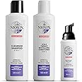 Nioxin System Kit 6, Bleached & Chemically Treated Hair with Light Thinning, Full Size (3 Month Supply)