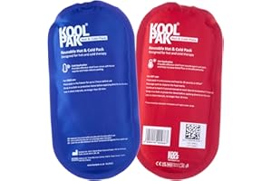 Koolpak Luxury Hot & Cold Reusable Pack Oval - 12.5 x 25.5cm