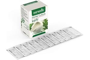NATURAL PROBIOTIC SELECTION Ferments kéfir - Petit paquet de 10 Culture lyophilisée pour préparation fait maison