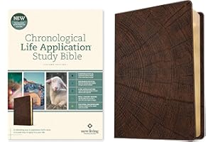 NLT Chronological Life Application Study Bible, Second Edition (Leatherlike, Heritage Oak Brown): New Living Translation, Chronological Life ... Full-Color, Cultural Background