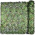iunio Camouflage Netting, Camo Netting Camouflage Net Bulk Roll Army Camouflage Netting Lightweight Camo Net for Christmas Decorations, Hunting, Camping, Shooting, Car Cover, Sunshade, Party Backdrop