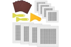 Drado väggreparationsverktyg – väggskärmsreparations lapparat, 8 ark gipsskivor, 3 st gröna plastskrapor, 5 st sandpapper