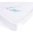 Coprimaterasso Una Piazza e Mezza Cotone Impermeabile 120 x 190/200 cm, Proteggi Materasso in Morbida Spugna con Angoli, Anal