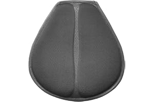Eivdru Cuscino da Moto,Cuscino del Sedile in Gel a Sella a Cinque Strati,Seat Cushion, Cuscino del Sedile in Rete di Raffreddamento,Cuscino per Sedile Moto Traspirante Universale