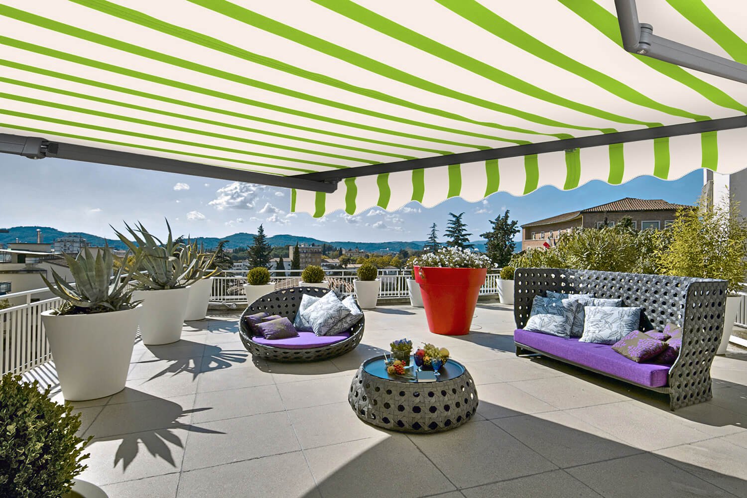 empasa manuelle Gelenkarmmarkise Markise 'Start' Sonnenmarkise Sonnenschutz viele Farben und Größen wählbar Alu/Polyester – Bild 9