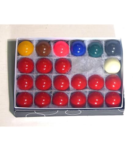 Set Palline Da Biliardo PowerGlide, 22 Pezzi (15 Rosse), Diametro 5,1 Cm, Per Tavoli Da 9' A 12' - Per Tornei E Uso Ricreativo
