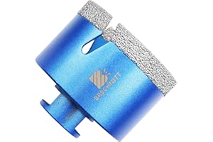 Diamant Fliesenbohrer 68mm - BRSCHNITT M14 Diamantbohrer Lochsäge für Fliesen Porzellan Keramik Marmor Granit Bohrungen, für Winkelschleifer