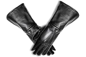 SPORTSIMPEX MEN'S MEDIEVAL RENAISSANCE COSTUME COSPLAY SWORDSMAN UNLINED LEATHER GLOVES GAUNTLETS LARP GLOVES