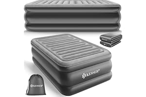 ‎KESSER KESSER® Aufblasbare Matratze Luftbett Selbstaufblasend Gästebett mit eingebauter elektrischer Pumpe, Luftmatratze für Camping oder Heimgebrauch Mit Tasche, geeignet für 1 Person - 203 x 95 x 51cm
