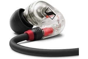 Sennheiser IE 100 PRO Auriculares Dinámicos de Monitorización Intraurales, Transparente