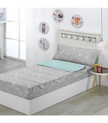 Saco Nórdico Infantil Con Cremallera Estampado Pia, 90x200 Cm