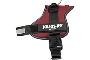 JULIUS K-9 Harnais K9 Power, Taille: M/0, Bordeaux foncé