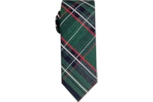 Remo Sartori - Cravatta Stretta Slim in Lana Scozzese Tartan, Made in Italy, Uomo