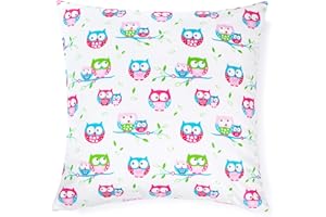 Amilian Kissenhülle Kissenbezug Zierkissenbezug Kopfkissenbezug Bettdeckenbezug Kinderwagendecke 80x80 für Dekokissen Sofakissen Kissen deko Wohnzimmer Reißverschluss Kinder Baby Deko (KB008)