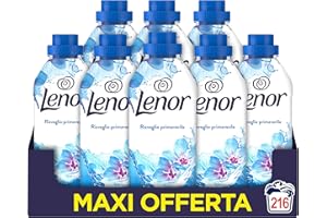DASH Lenor Ammorbidente Lavatrice Concentrato 216Lavaggi (8X27), Risveglio Primaverile, Lenzuola Che Profumano Di Pulito Fino A 1 Settimana