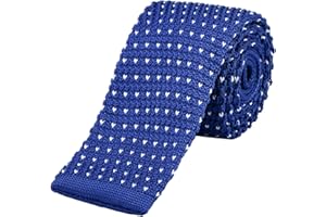 DonDon corbata de punto estrecha 5cm