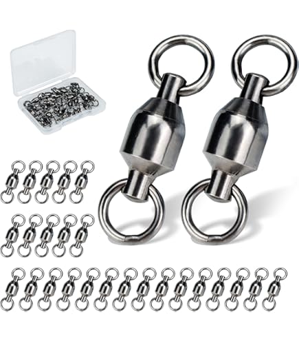 Swivels Savage Gear – Eggsnap Rig – Acier Inox – Action Libre Du Leurre