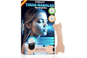 ZENMART Tiras Nasales Deportivas Premium (120) + Mouth Tape de regalo Nose Strips Nasal Strips anti ronquidos para dormir y respirar mejor por la nariz Adhesivo Médico 50% Más Fuerte Certificado CE ISO13485