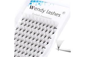 WENDY LASHES Extensiones de Pestañas Volumen Ruso 12D 0.07mm D Curl 14mm Volumen de Rizo Pestañas Rusas Middle Tape Volumen Ventilador Pestañas Pestanas Individuales