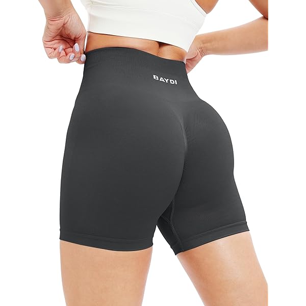 Pantaloncini Sportivi Donna Merlvida - Vita Alta, Push Up, Senza Cuciture Per Yoga E Palestra - Foto 5