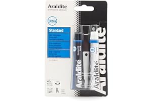 Huntsman Araldit Standard 15ml (Lot de 2) - Époxy, Tube, Adhésif, Haute Performance, Résistant à l'eau, Transparent