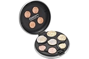 Ögon Smart Wallets - Porte-Monnaie en Aluminium Euro Monnayeur - Jusqu'à 20€ en Monnaie - 5 pièces par Compartiment (Argent)